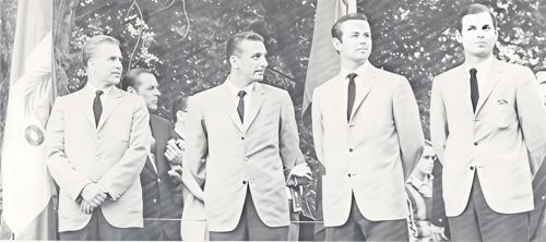 Luis Larrabure, Fernando de Osma, Maxwell Cooper, Miguel Grau